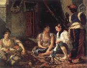 Eugene Delacroix apartment oil on canvas